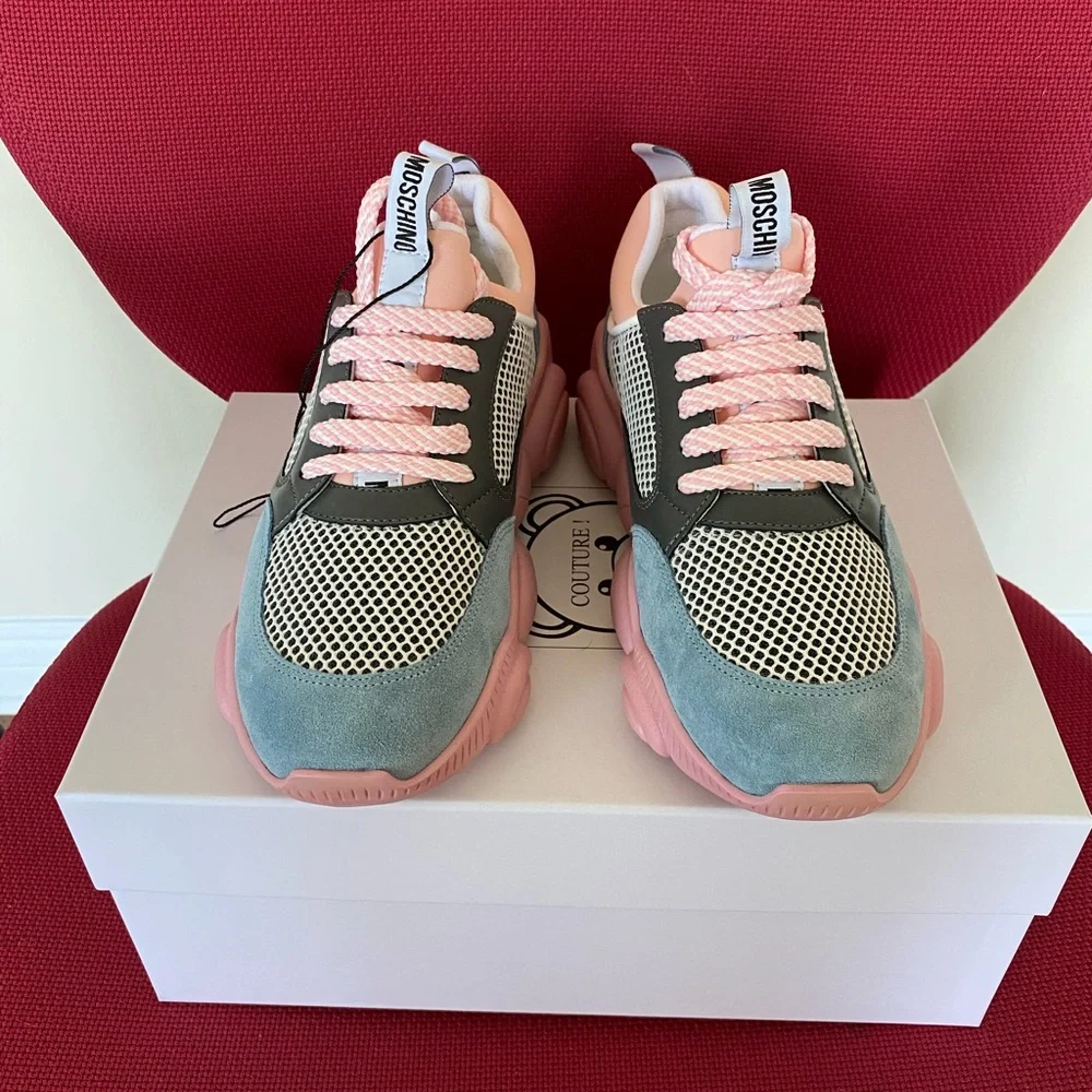 Moschino Teddy Sneakers in size 37–7 US . - Picture 2 of 7